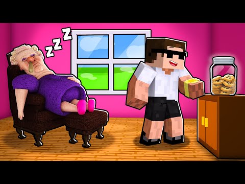Stealing Cookies from Horror Granny in Roblox..