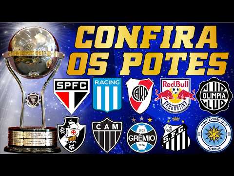 COPA SUL-AMERICANA 2026 - CONFIRA OS POTES PARA O SORTEIO