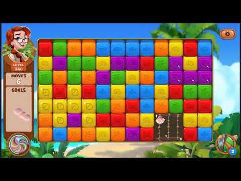 Lost Island Blast Adventure Level 348 - NO BOOSTERS 🏝️ | SKILLGAMING ✔️