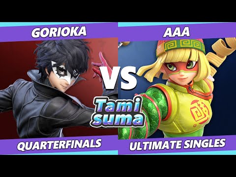 TAMISUMA 209 Quarterfinals - Gorioka (Joker) Vs. AAA (Inkling, Min Min) Smash Ultimate SSBU
