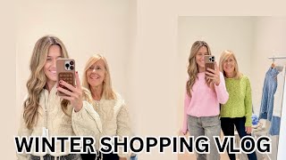 Winter Shopping Vlog ❄️ with My Mom | Aritzia Try-On & South Moon Under Finds