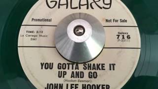 john lee hooker - you gotta shake it up and go (galaxy) green vinyl