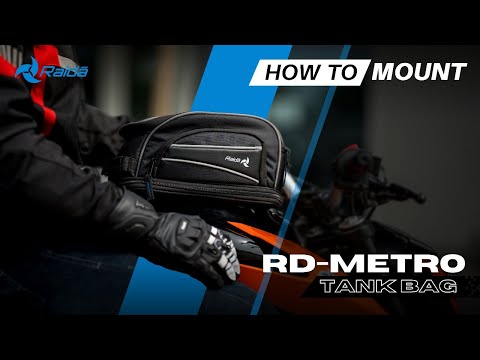 Install the Raida RD-Metro Tank Bag in Seconds! | Magnetic Mount Magic