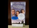Opening To The Browning Version 1994 1995 Screener VHS
