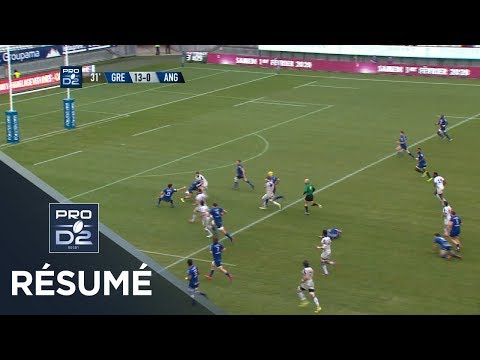 PRO D2 - Résumé Grenoble-Angoulême: 30-8 - J17 - Saison 2019/2020