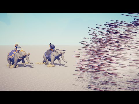 WAR & SACRED ELEPHANT vs EVERY GOD - Totally Accurate Battle Simulator TABS