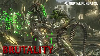 MORTAL KOMBAT X · Alien - ALL BRUTALITIES [HD] 60fps | MKX