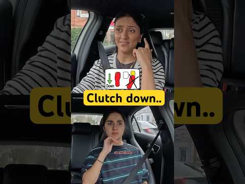 THE CLUTCH DISCONNECTS the Engine #driving #manual #car #stick #clutch #gear #learn #howto #london