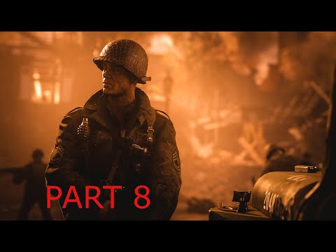 CALL OF DUTY WW2 Walkthrough Gameplay Part 8 - HILL 493 - Campaign Mission 8 (COD World War 2)