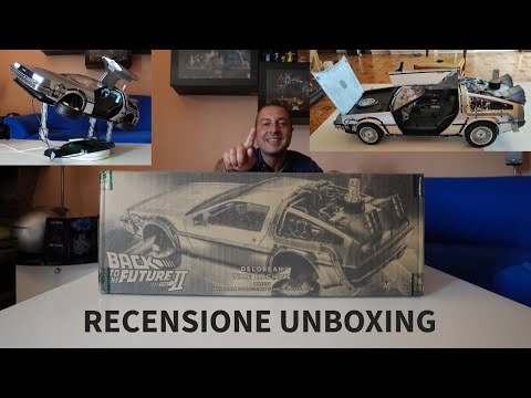 Mô hình 3D DIY HOTTOYS Back to the Future II Cỗ Máy Thời Gian DeLorean MMS636