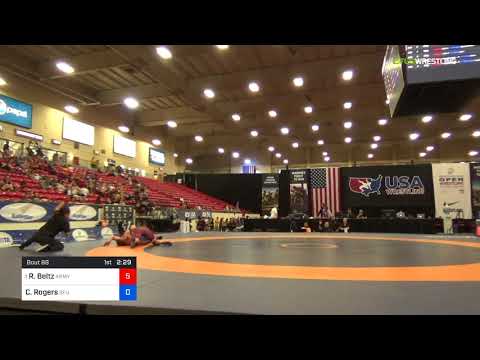2018 Marine Corps US Open/Senior Women's Freestyle 68 Quarters - Randyll Beltz (Army) Vs. Chloe Ro