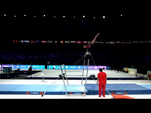 QIU Qiyuan (CHN)_2023 Artistic Worlds, Antwerp (BEL)_Qualifications_Uneven Bars