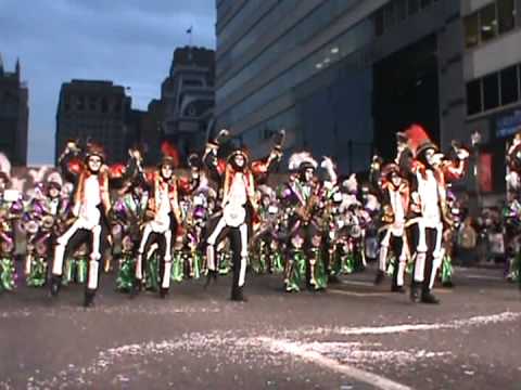 2012 Mummers Parade Trilby String Band Judges stand