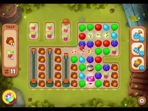 GardenScapes Level 11669 no boosters