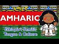 Amharic Language Amhara Identity Ethiopia S Cultural Heart