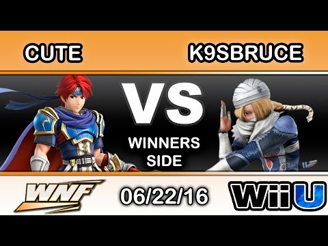 WNF 2.7 - Cute (Roy) Vs. NIPS | K9sbruce (Diddy Kong) Winners Side - Smash Wii U
