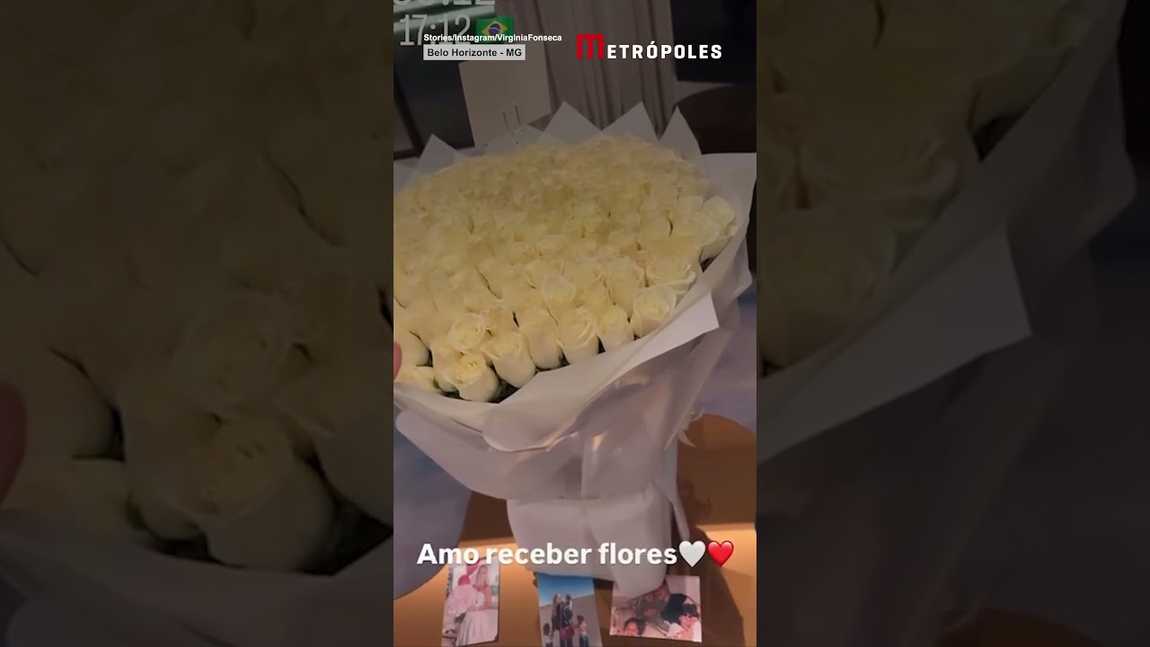 Saiba quem mandou flores para Virginia em Dubai