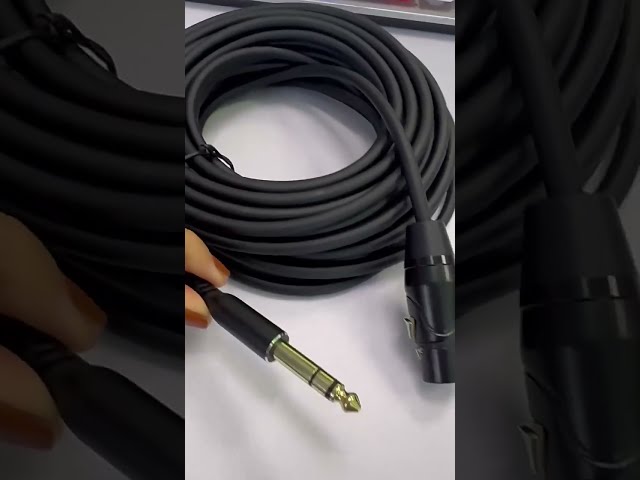 Vídeo relacionado con 2 adaptadores XLR jack de 6,35 mm, macho a hembra, adaptador TRS a XLR, conectores duraderos para instrumentos musicales, grabación profesional y sistemas de sonido en compatibilidad
