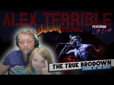 3 Year Old Reacts! | ALEX TERRIBLE - DOOM ETERNAL