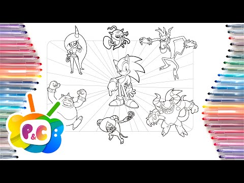 Sonic Lost World coloring page/Zeena,Master Zik,Zazz,Zavok, Zomom,Zor/ Elektronomia - Energy [ncs]