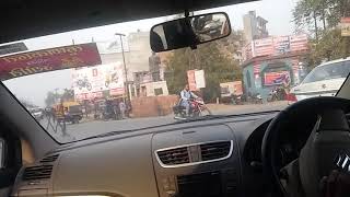 preview picture of video '#Mau Bhiti crossing Grihasth Plaza to Ghosi. Road'