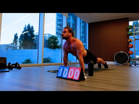 1000 push ups in 28 minutes