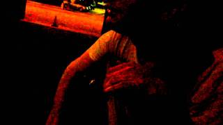 Adam drunk reppin DJ BScab at the Lizard lounge