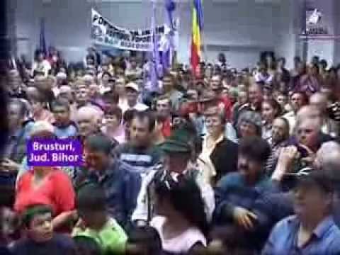 Dan Diaconescu, omul care a îmbrățișat peste un milion de români! Brusturi, Bihor, Romania