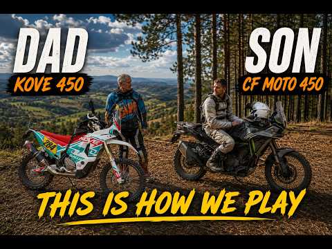 Out and having fun in the dust with my son