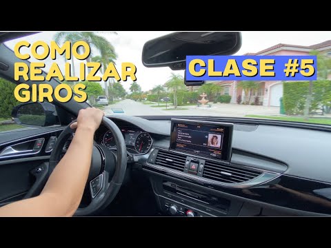 PRACTICE TURNS HOW TO TURN CORRECTLY WHILE DRIVING A CAR. DRIVING CLASS #5