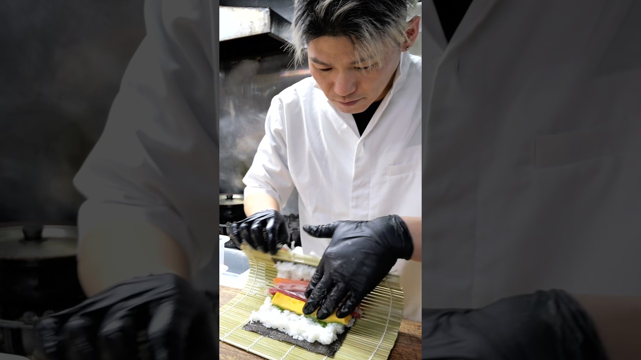 徹夜で作る食堂の恵方巻き #japanesefood