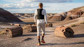 Trail Running in the Petrified Forest National Park Wilderness | Arizona