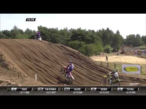 Jeremy Seewer and Tim Gajser battle MXGP of Belgium 2015