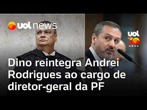 Dino reintegra Andrei Rodrigues ao cargo de diretor-geral da PF em meio à crise do STF