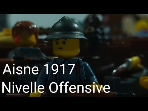 Lego WWI - The Nivelle Offensive 1917 LEGO Stop Motion
