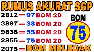 PREDIKSI SGP 11 OKTOBER 2026 || RUMUS JITU SGP KEPALA EKOR HARI INI#BOCORAN SGP 