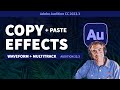 Adobe Audition Copy Paste Effects