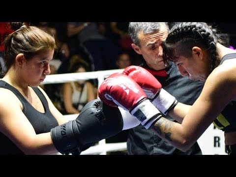 Semi-professional debut / Dina baez Vs Yanina Carrizo / kick Boxing /
