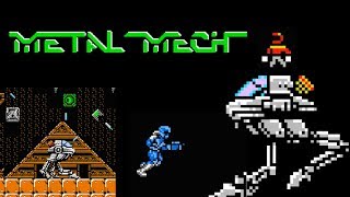 Metal Mech: Man & Machine (NES) original video game | full game session 🎮