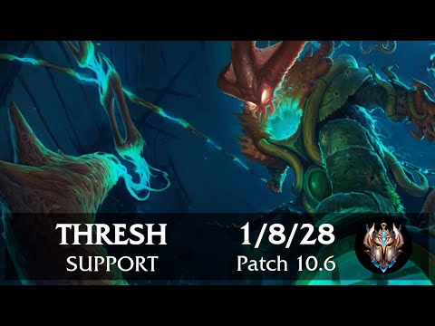 Thresh Support vs Leona | Pinoy Challenger Replay Patch 10.6