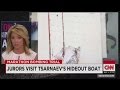 Tsarnaev Trial Continues as Jury views the boat.