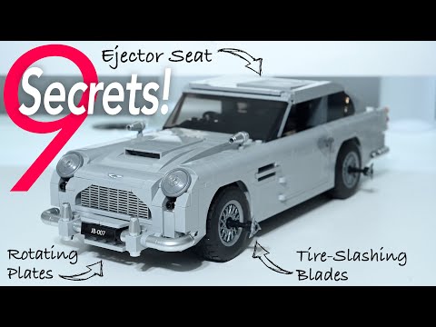 LEGO James Bond DB5 -- 9 Hidden Secrets & Gadgets Revealed!! EJECTOR SEAT!?
