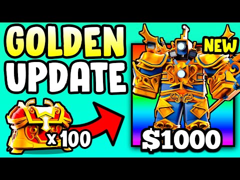 OPENING NEW GOLDEN CRATES for NEW GOLDEN TITANS!! (UPDATE)