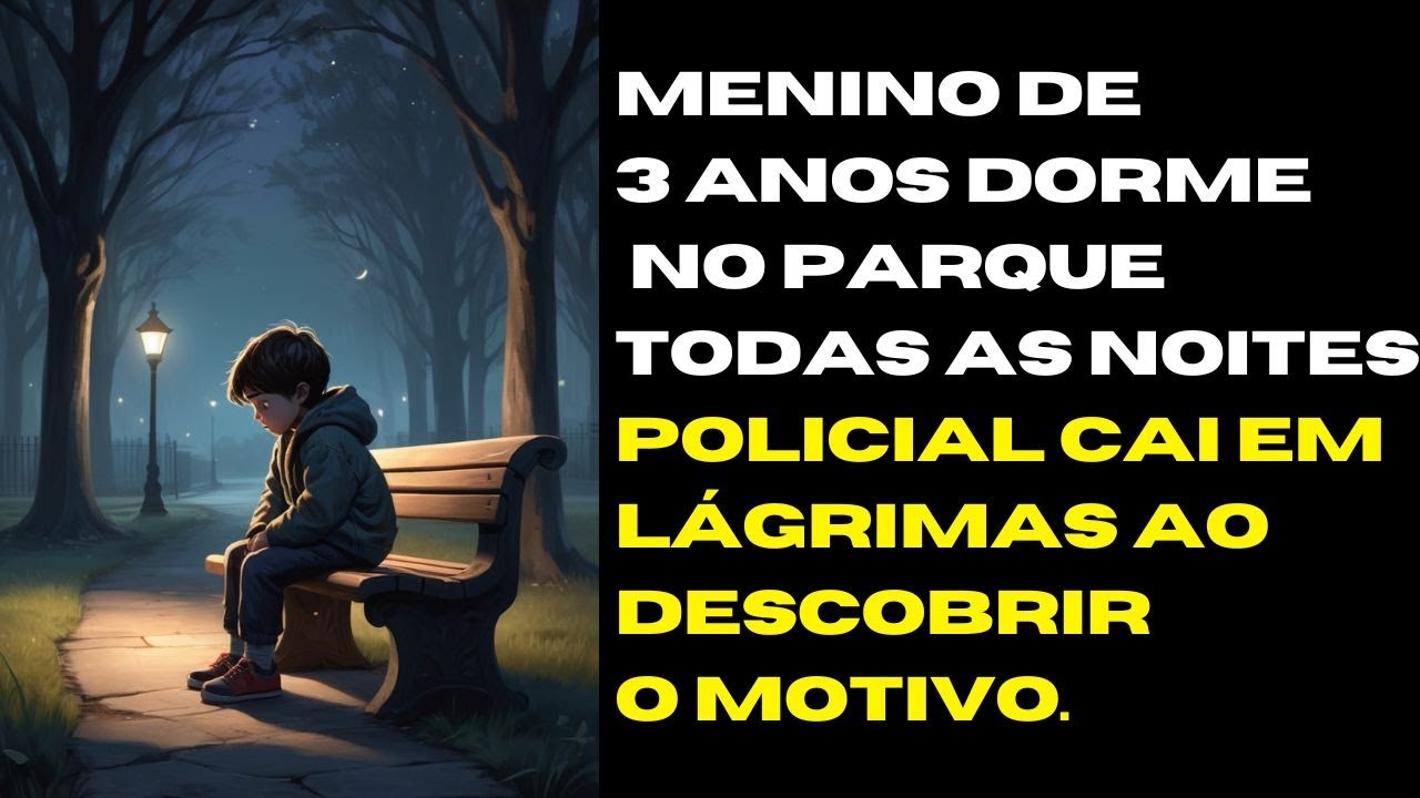 Ao encontrar criança de 3 anos dormindo no parque, policial descobre uma verdade comovente
