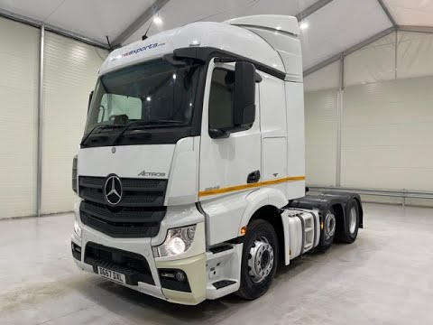 DG67 DXL - Mercedes Actros 2545 6x2 Midlift Tractor Unit | Law Truck Centre UK