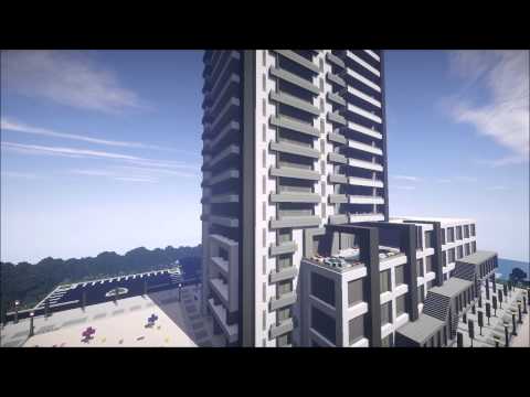 Bay Tower : A Modern Skyscraper Minecraft Project
