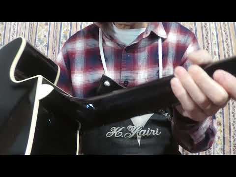 2020 K Yairi WY-2BK Electric Acoustic Guitar with cutaway+Original Hard Case etc. image 26