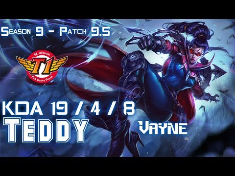 SKT Teddy VAYNE vs NEEKO ADC - Patc 9.5 KR Ranked