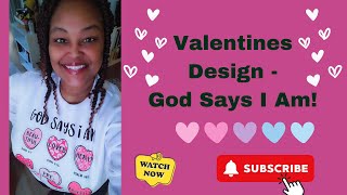 DIY Valentine Sublimation Sweatshirt