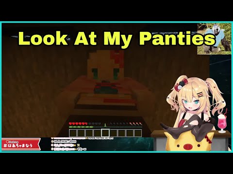 Haato's Confession And Panty Flash!! | Minecraft [Hololive/Eng Sub]